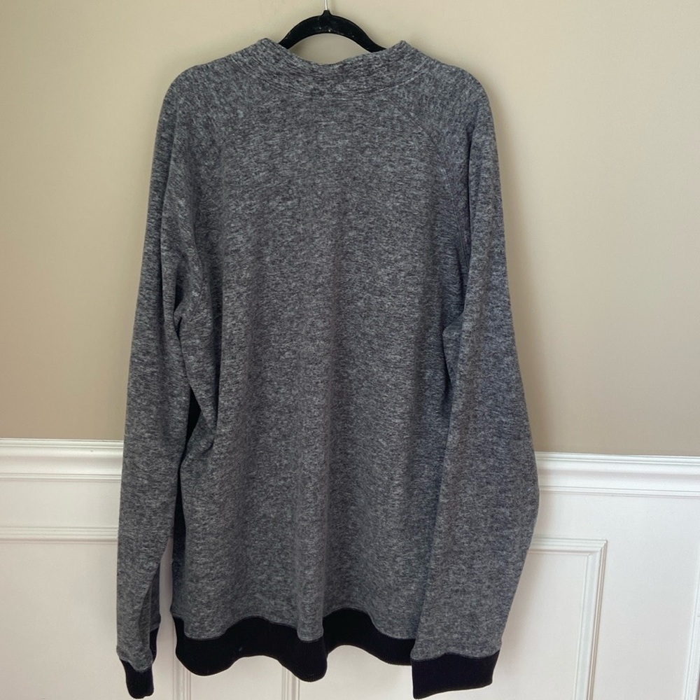 NWT Men’s Charcoal Micro Fleece Pullover by Old‎ Navy - 3XL Tall - Picture 6 of 8